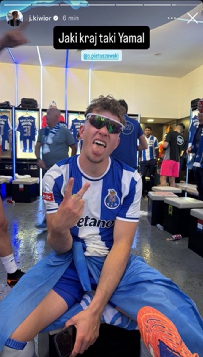 Oskar Pietuszewski ''PRZEBRAŁ SIĘ ZA YAMALA'' na celebracji Mistrzostwa Porto xD